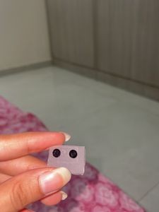 New Cute Black Studs