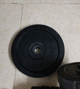 4 Rubber Dumbbell plates