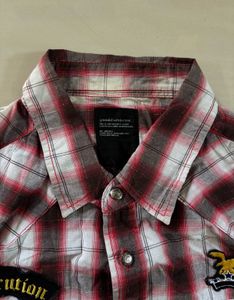 Splendid double chest American cowboy style plaid