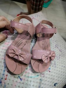 Pink sandal 7 inch 10 number