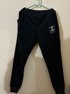 Stylish Black woollen Lounge Pants