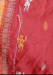 Beautiful ikkat cotton saree