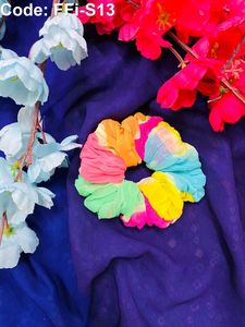 SET  of 6 different design scrunchies - SALE