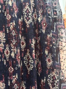 Boho Print Long Sleeve Top
