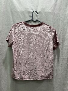 Metallic Velvet T-Shirt