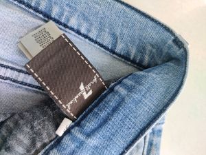 7 For All Mankind Straight Ripped Jeans For Men Belt 34