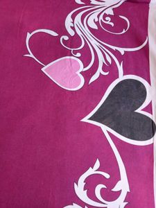 king size pure cotton bed sheet 6 by 7 feet