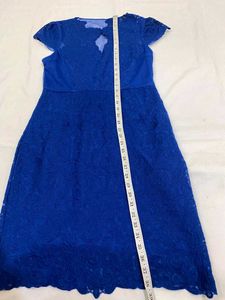 Stunning Royal Blue Lace Dress