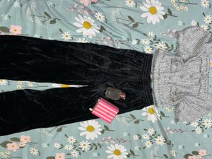 Velvet Jogger Pants
