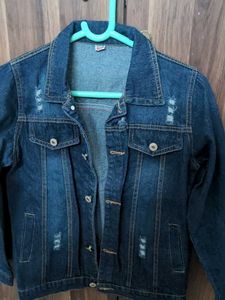 Distressed Denim Jacket