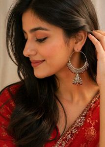 Combo 2 pairs Elegant Indian Jhumka Earrings