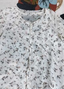 Floral Peter Pan Collar Blouse