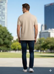 Tommy Hilfiger Beige Polo Shirt