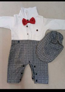 Adorable Baby Boy Outfit with Hat