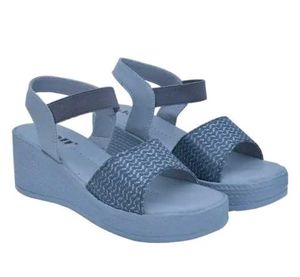 grey Wedge Sandals