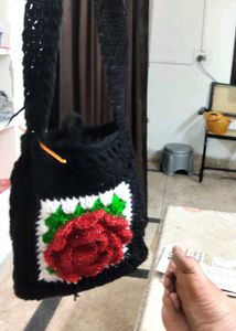 Handmade Crochet Shoulder Bag