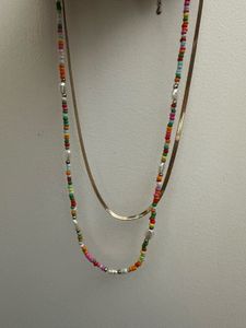 Funky Layered Beaded Necklace