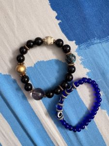 Set of 3 Bracelets - Evil Eye &amp; Charm