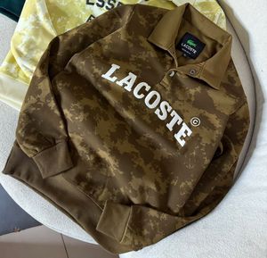 Lacoste Camo Print Polo Sweatshirt