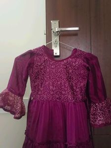 Beautiful Girls Maroon Gown