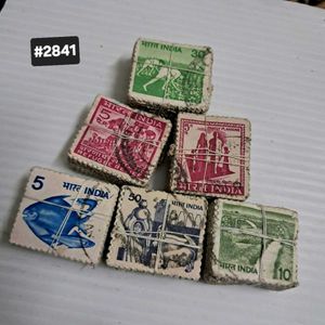 Vintage Indian Postage Stamps Collection