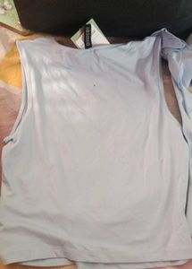 Baby Blue Ruffle Tank Top