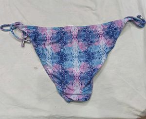 ❤️‍🔥 Snake Print Tie-Side Bikini Bottoms