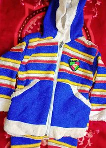 Striped Kids' Hooded Jacket