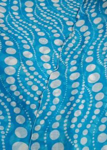 Beautiful Blue &amp; White saree