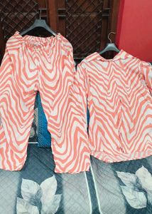 Trendy Zebra Print Co-ord Set