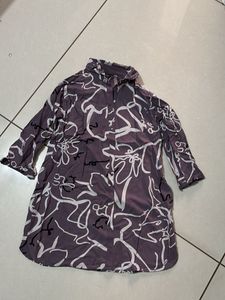 Stylish Kurta Set with Abstract Print