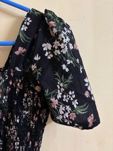 Floral Print Midi Dress