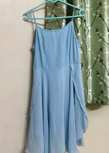 Sky Blue Flowy Dress