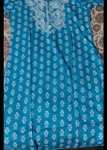 Blue kurti with dupatta set 🩵