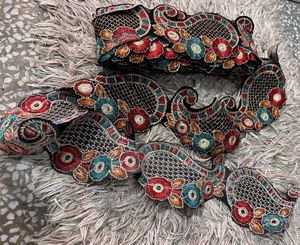 7 Embroidered Trim Lace For Dress