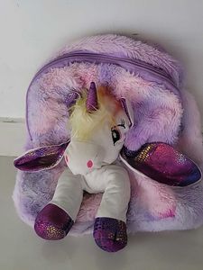 Cute Unicorn Plush Backpack