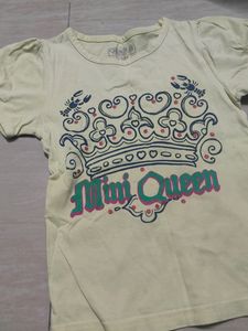 Bluej Jeans With Lime Green Kids Top