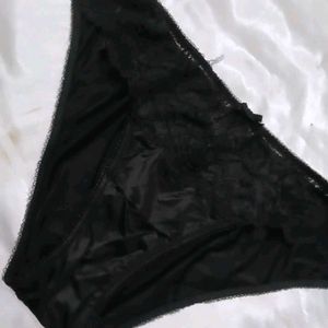 Sexy Black Lace Thong Panty