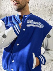 Men's Blue Varsity Jacket