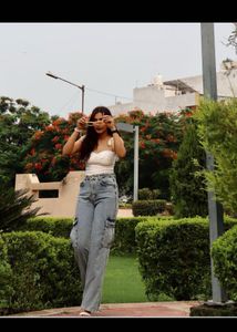 Wide Leg Denim Jeans