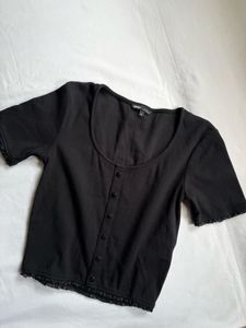 ONLY Black crop top