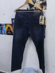 Classic Dark Wash Denim Jeans