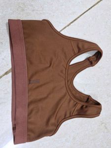 Comfortable Brown Sports Bra