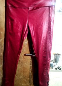 Shiny Red Leggings/Pants