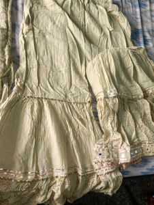 Green Kurta Set Dupatta