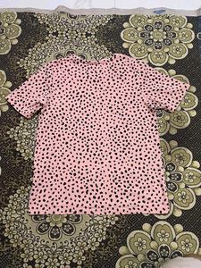 Y2K Pink Leopard Print T-Shirt