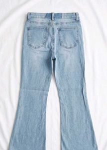 Y2K light wash bootcut jeans denim