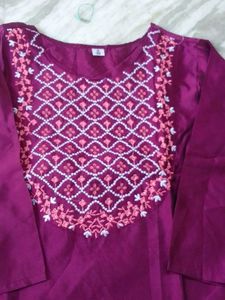 Beautiful Purple Kurta Set