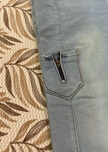 Light Blue Denim Jeans- New