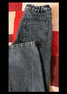 Vintage Wash Straight-Leg Jeans | Blue-Grey Denim